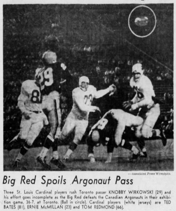 Cards - Toronto Preseason 8.3.61