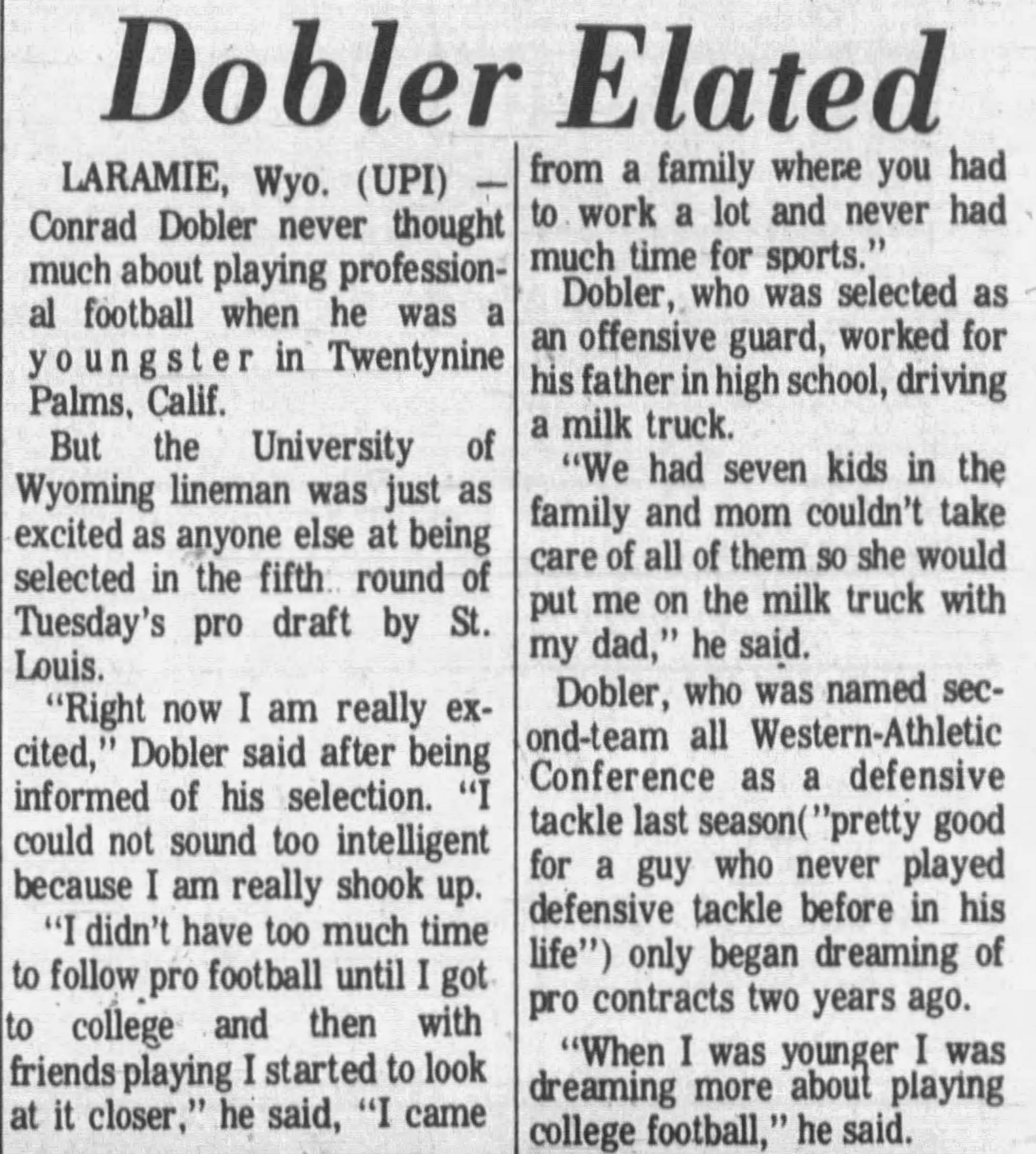 Casper Draft Big Red Draft History: 1972 NFL Draft | THE BIG RED ZONE